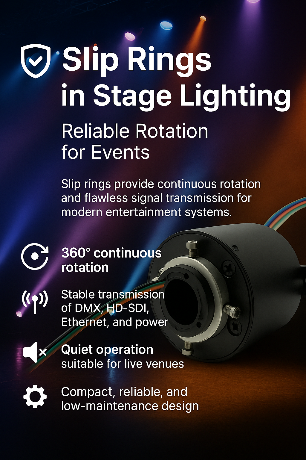 Slip Rings in Stage Lighting
